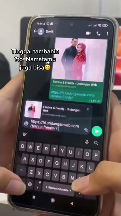 Cara ngisi nama tamu dengan praktis tanpa ribet😍. #undangandigital  #undangannikah  #undanganunik