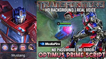 Johnson TRANFORMERS Skin Script - OPTIMUS PRIME | Real Passive & Real Audio - SAZUKE | MLBB