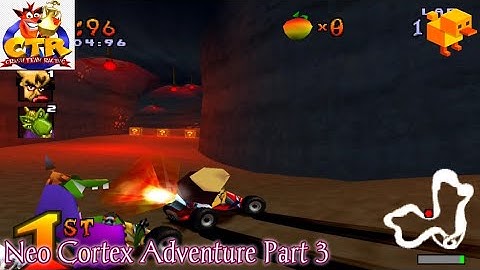 Crash Team Racing (Duckstation) - Neo Cortex Adventure mode Part 3. #Epsxe #CTR #duckstation