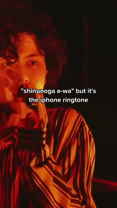 Shinunoga e-wa but it’s the iPhone ringtone #love #subscribe #support