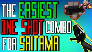Easiest One Shot Combo For Saitama (The Strongest Battlegrounds)