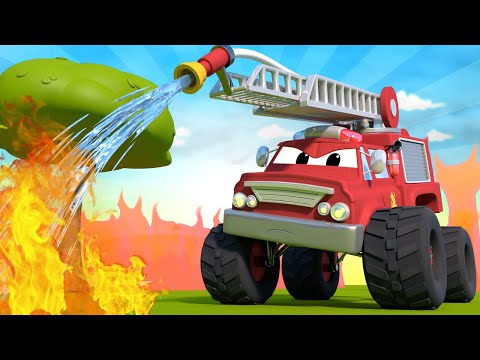 monster-trucks-for-children---dangerous-bottle---monster-town