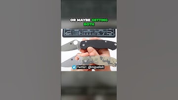 Spyderco PM 2 vs Para 3 💯🔥Which One Should You Buy? 💰#knife #edc #shorts #knives #diy #fyp #viral