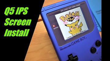 Q5 IPS Gameboy Screen Mod and RetroSix Prestige Shell install from Handheld Legend.