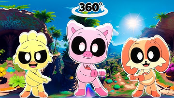 Smiling Critters POKEDANCE DogDay in 360 VR Finding Challenge | Poppy playtime 3