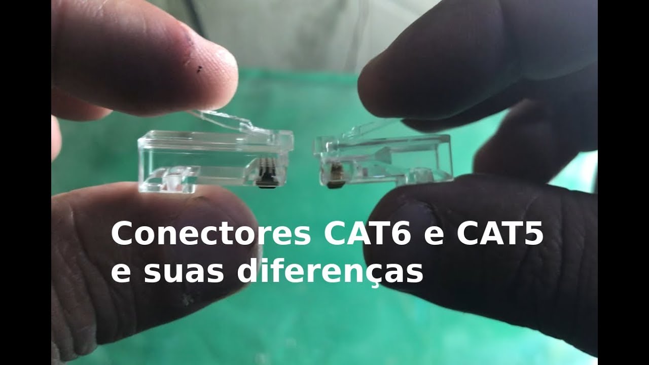 cat5 cat6  New 2022  Diferenças entre Conectores CAT6, CAT5 e Cabos