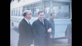 Voyage avec le maire Drapeau - Europe. - 1968