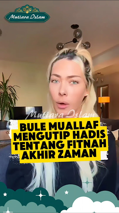 Bule Muallaf ini Mengutip Hadis Nabi tentang Fitnah Akhir Zaman