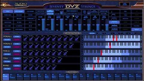 Audio Impressions  70 DVZ Strings Performance Features