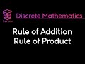 RULE of SUM and RULE of PRODUCT - DISCRETE MATHEMATICS