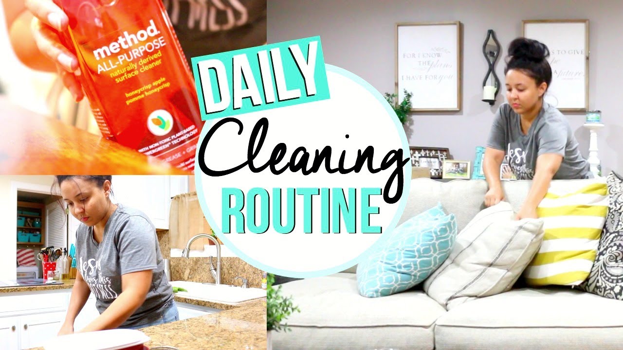 MY DAILY CLEANING ROUTINE SUMMER 2017 | CLEAN WITH ME | Page Danielle