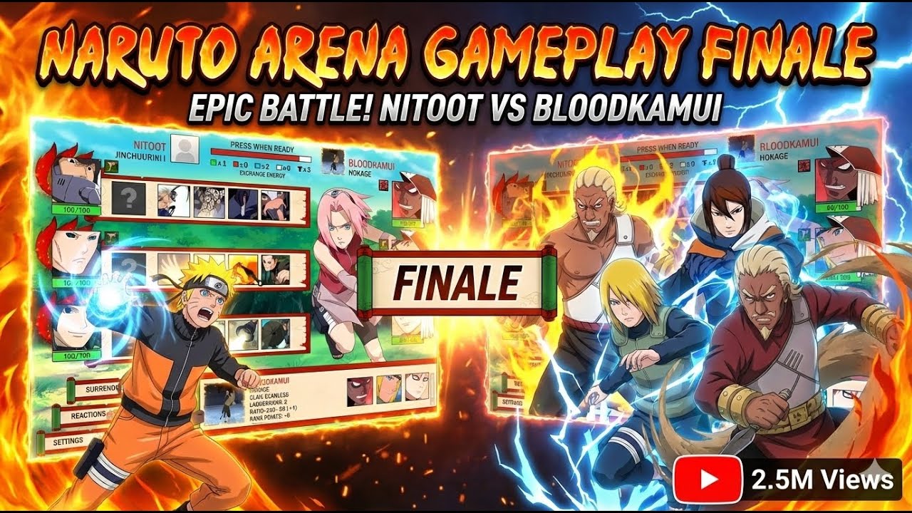 THE FINALE: Beating the #1 Ranked Player in Naruto Arena (My Last Video)