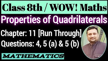 WOW Maths Class 8 Chapter 11 Run Through | WOW Maths Class 8 Ch 11 Run Through Q 4 | Maths Ki Ghanti