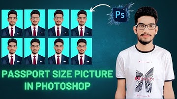 How to Make a Passport Size Photo in Photoshop - Step-by-Step Tutorial |  Photoshop (Quick & Easy)
