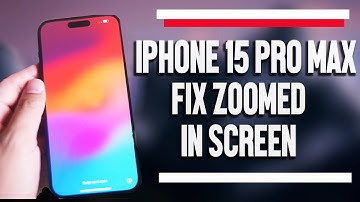 iPhone 15 Pro Max How to Fix Zoomed in Screen | iPhone 15 Plus Pro Max