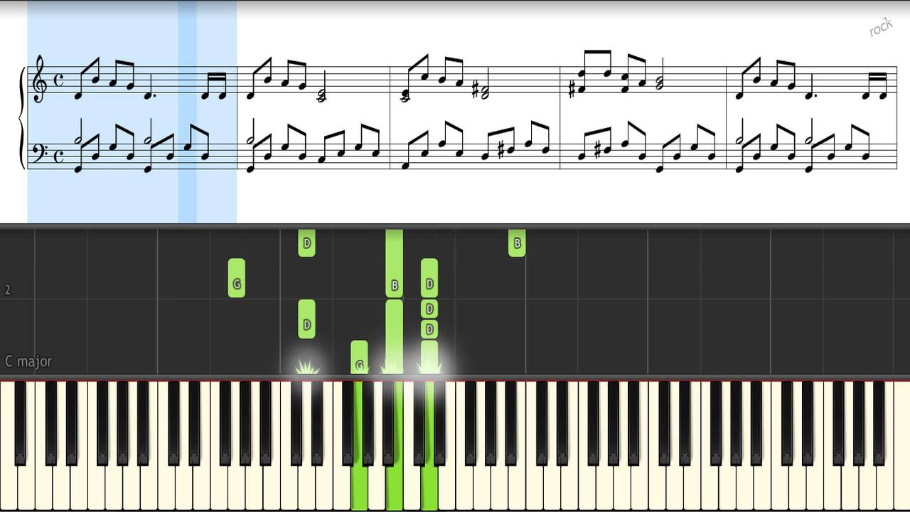 Jingle Bells (Джингл Белс) [HD piano + MIDI + notes] YouTube