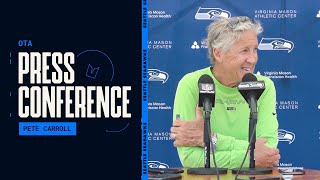 Pete Carroll: &quot;We&#39;re Really Happy About What&#39;s Happening&quot; | 2023 OTAs Press Conference