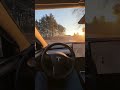 Early morning country side ride with Tesla auto pilot! #nature #countryside #drive #tesla