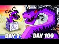I Survived 100 Days as a SHADOW VIPER in HARDCORE Minecraft!