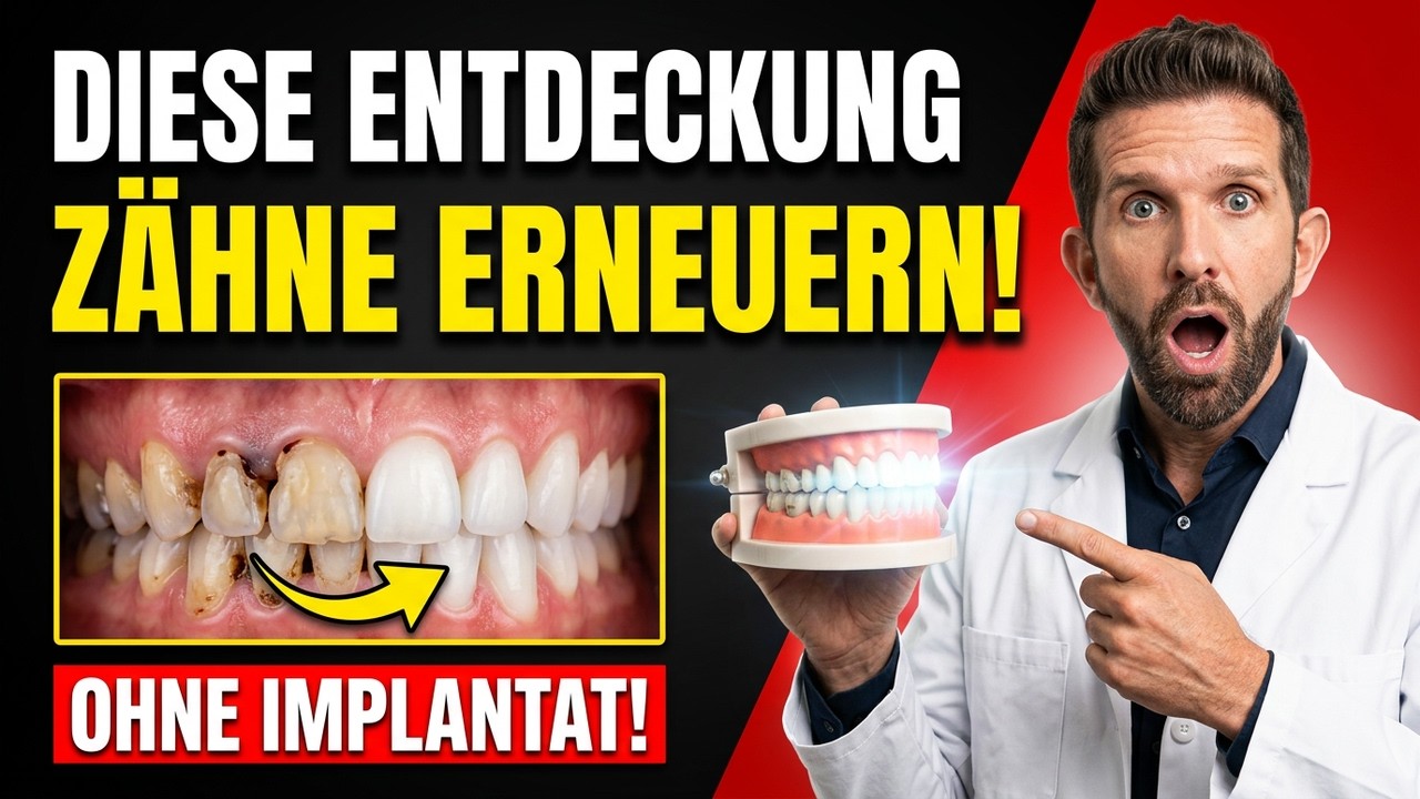 Diese Entdeckung lässt Zähne ohne Implantat nachwachsen (von japanischen Wissenschaftlern entdeckt)