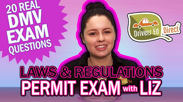 Free DMV Written Permit Exam Questions - Laws & Regulations - 20 Questions & Answers in 15 Minutes!