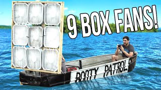 Can 9 Box Fans Power A Boat?