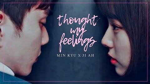MinKyu x JiAh / thought my feelings were gone.