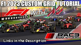 F1 2023 REALISTIC Custom Grid Tutorial | Assetto Corsa