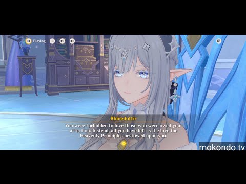 GENSHIN IMPACT 7.1 - TSARITSA ANASTASYA MEETING WITH RHINEDOTTIR CUTSCENE
