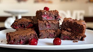 БРАУНИ С ВИШНЕЙ — самый вкусный рецепт!|Шоколадный пирог| Брауни шоколадный| Рецепт брауни