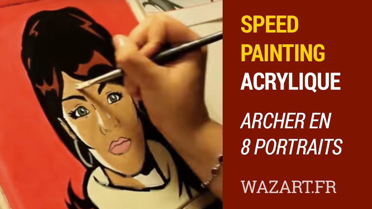Speed painting  FXX Archer FX Networks