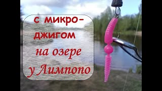 с микроджигом на озере у Лимпопо