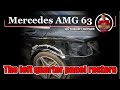 Mercedes AMG 6,3. The quarter panel restore. Ремонт заднего крыла.