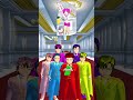 Rumi dan Jinu versi Kuromi di tren ini #sakuraschoolsimulator #kpopdemonhunters #rumi #sanrio #jinu