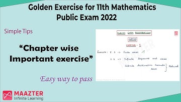 11th Mathematics | Most important 2,3,5 marks | Easy way to  get pass mark | Public Exam 2022 |
