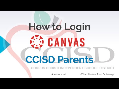 How CCISD Parents Login to Canvas