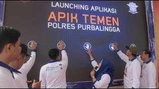 Bupati Tiwi Launching Aplikasi Apik Temen Polres Purbalingga screenshot 1