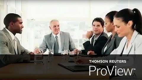 Thomson Reuters Proview