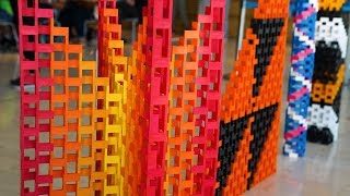 7,000 Dominoes Buildup  The Escalating Domino Effect! (ft. ERNO RUBIK)