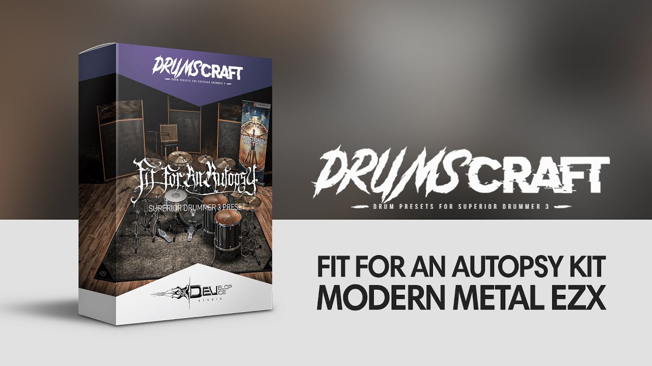 Fit For An Autopsy Kit: Superior Drummer 3 Preset - Sound Demo Video