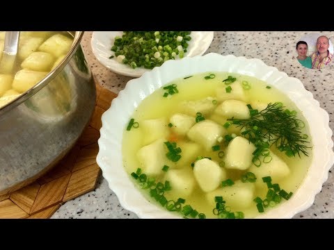 Видео рецепт Суп с тестом
