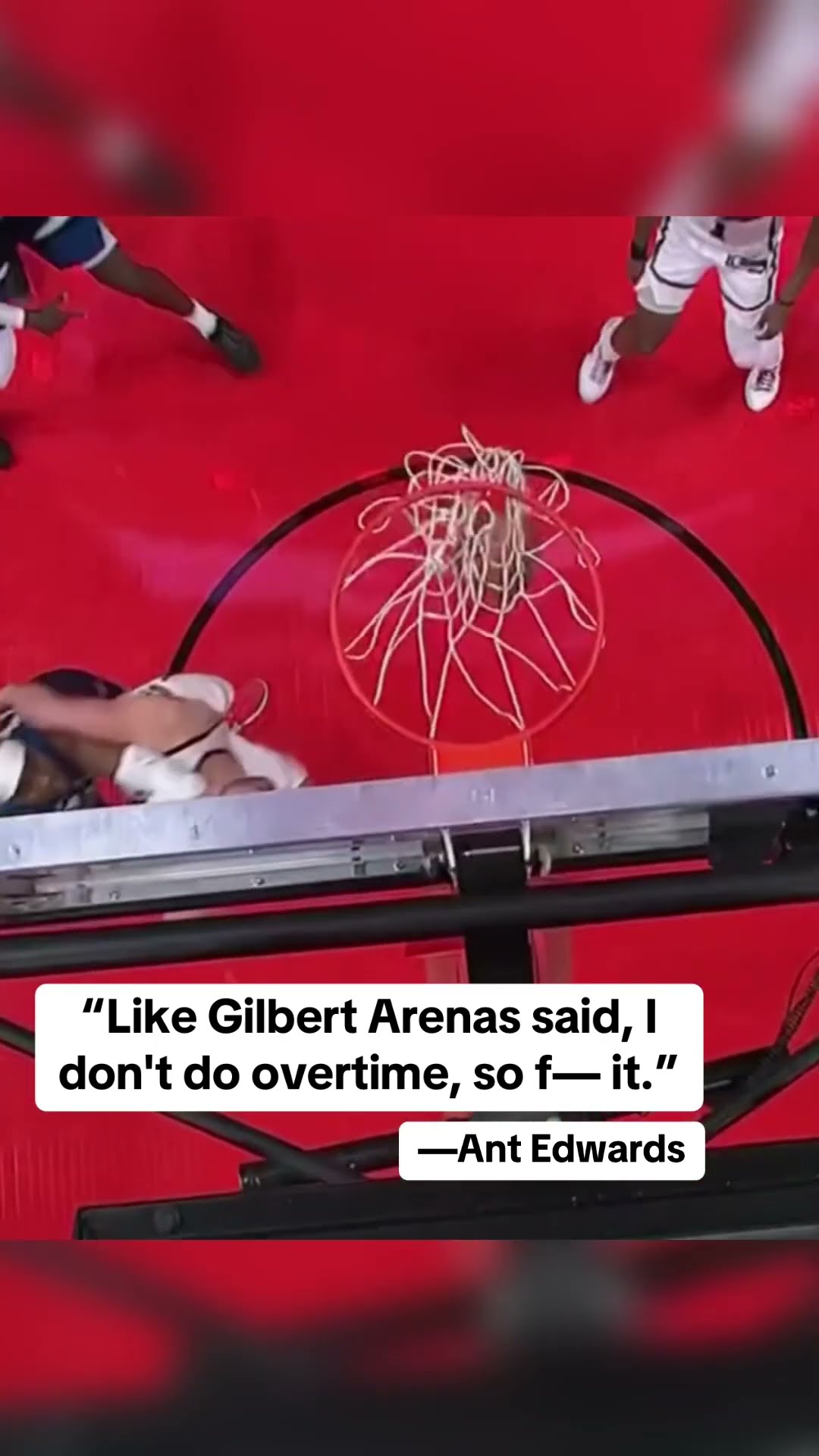 Ant says he wasn’t doing overtime ?