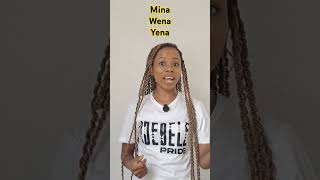 Me, You, Him, Her In Ndebele Ndebele Personal Pronouns