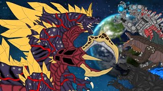 GODZILLA UNIVERSE !!! Godzilla Earth, Zilla Jr, Mechagodzilla VS Godzilla Universe