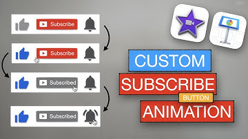 How to Make a Custom Subscribe Button Animation | 4K | Keynote + iMovie
