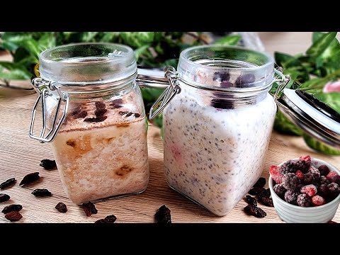 You will eat this delicious and healthy breakfast every day! Easy overnight oats in 3 minutes!