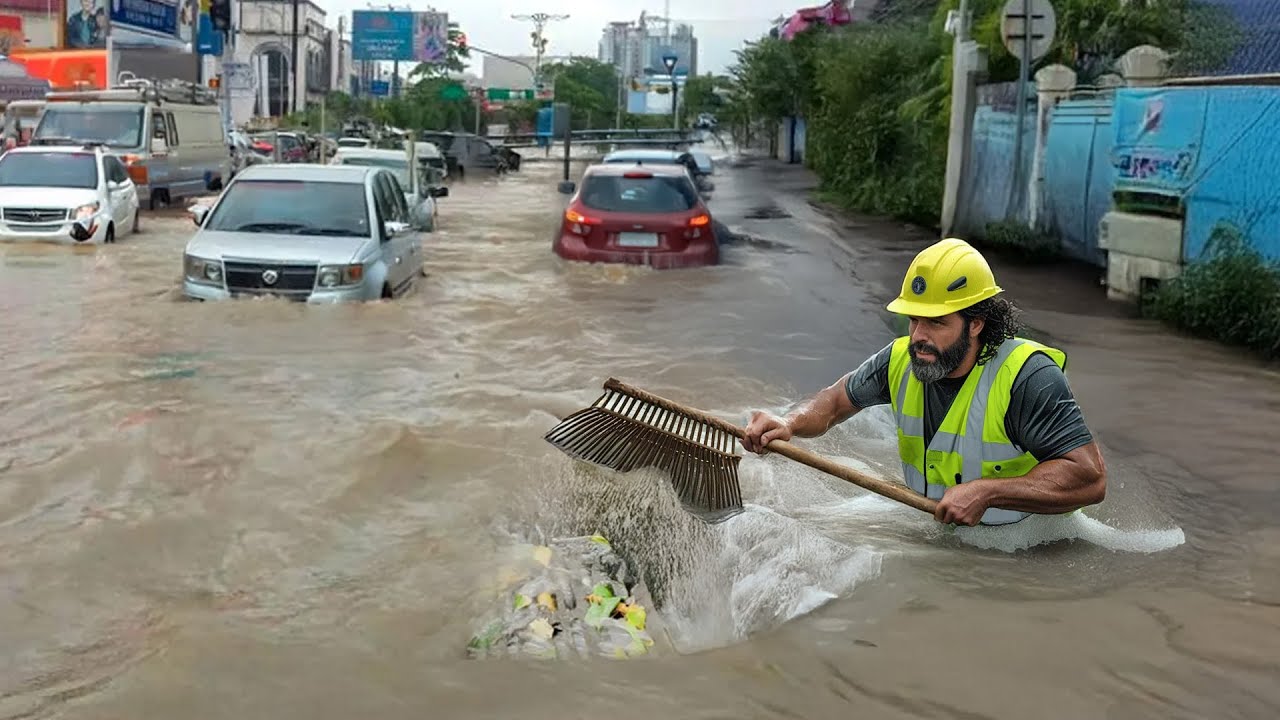Massive Flood Drained Clogged Drains Unblocked! - YouTube