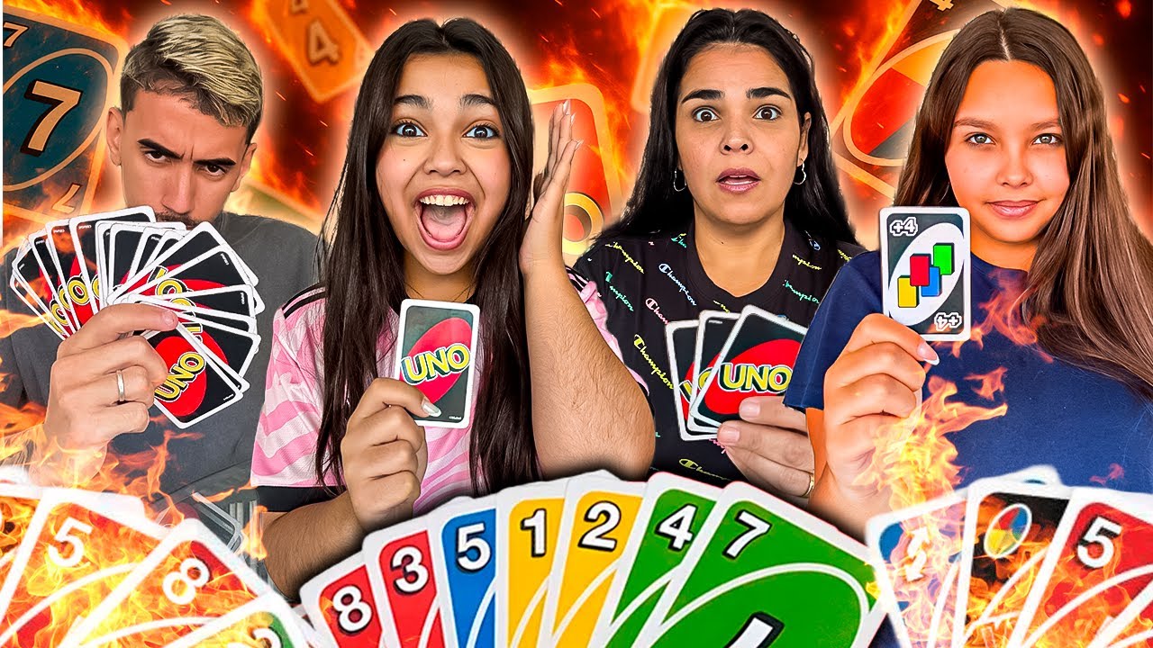 🔥 JOGAMOS UNO e DEU TRETA! Gritaria, Roubo e MUITA RAIVA🤬!!