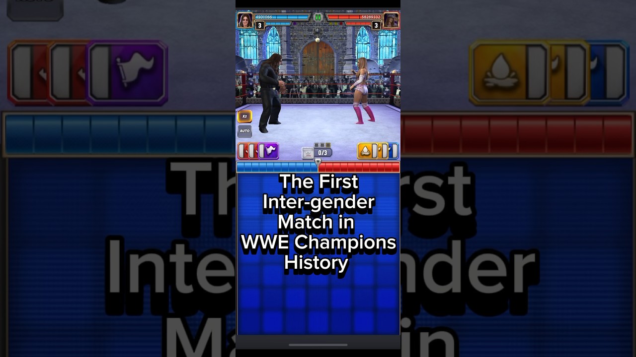 The First Inter-Gender Fight in WWE CHAMPIONS History ❤️🔥