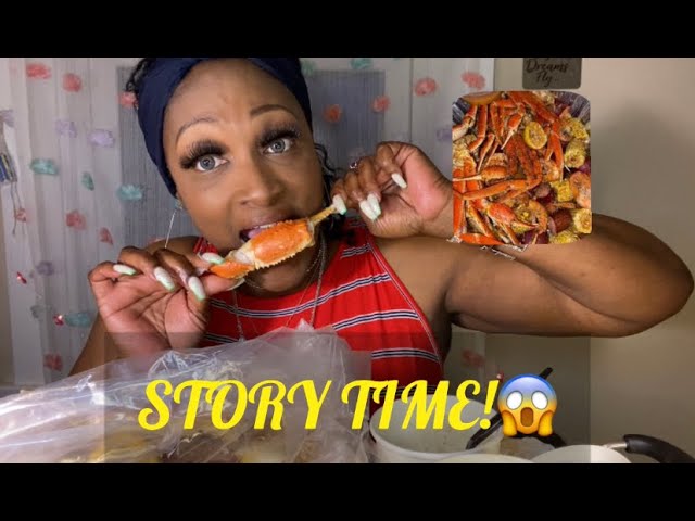 My Stalker Story time an seafood mukbang